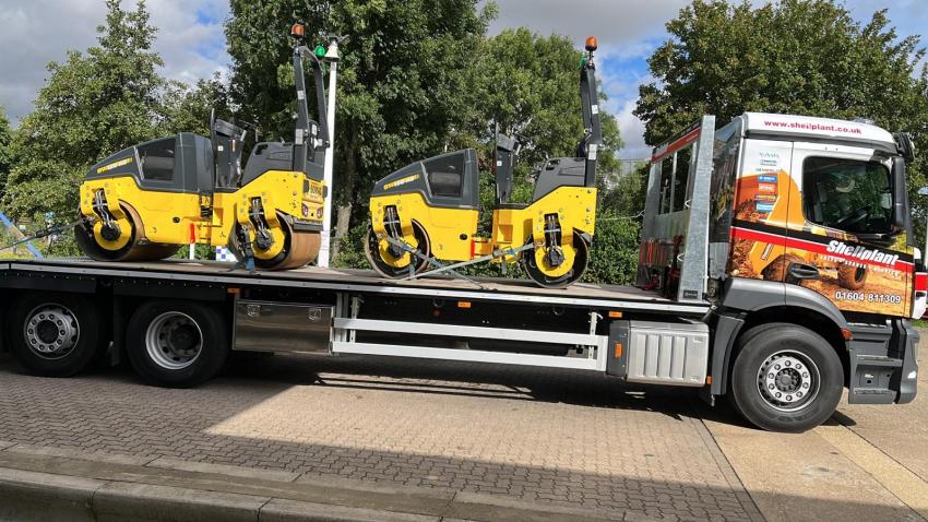 Shellplant new lorry Bomag Tandem Rollers
